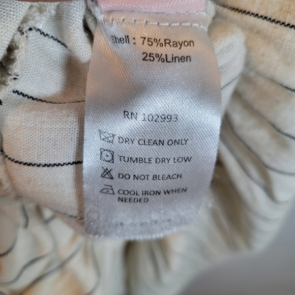 Marissa Webb Womens Striped Tiered Maxi Shirtdress Pockets Size 8 White Preppy - Picture 4 of 10